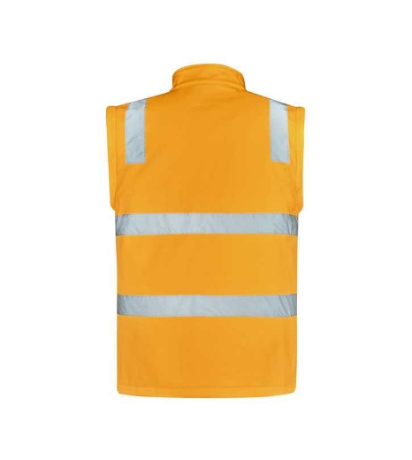Picture of Syzmik, Unisex Hi Vis Vic Rail 2 in 1 Softshell Jacket